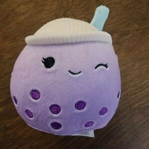 Squishmallow Poplina the Bubble Boba Tea 5" Food Squad Mini Plush NWOT